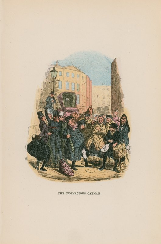 Illustration til Pickwick Papers af Hablot Knight Browne