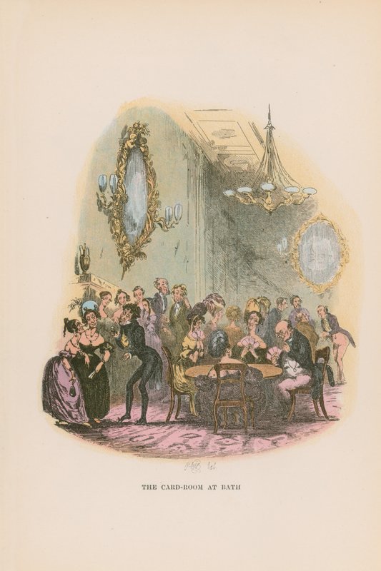 Illustration til Pickwick Papers af Hablot Knight Browne