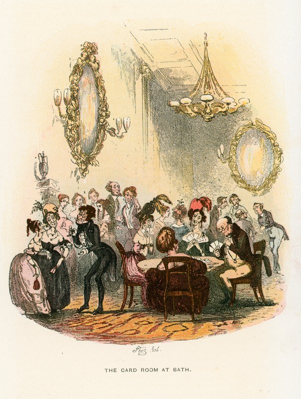 Illustration til Pickwick Papers af Hablot Knight Browne