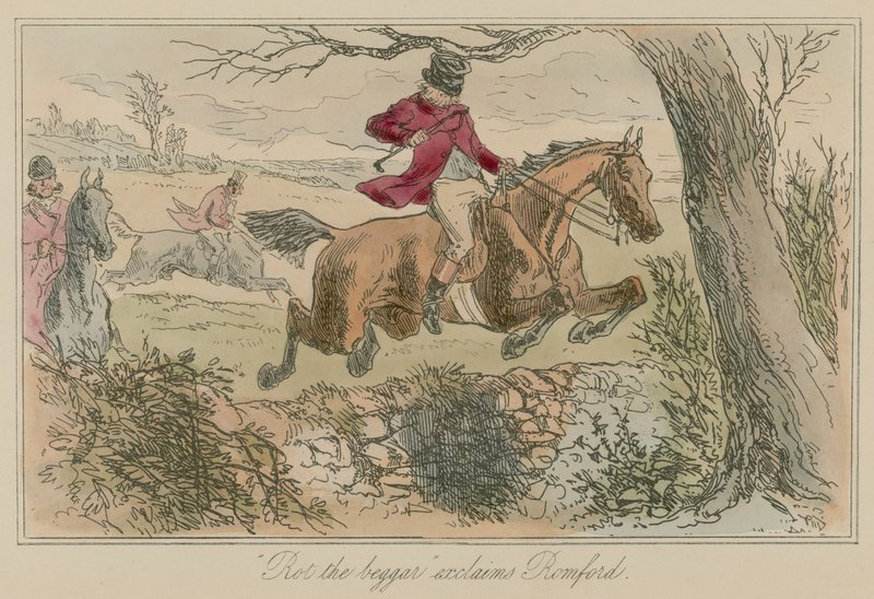 Rot the Beggar udbryder Romford af Hablot Knight Browne