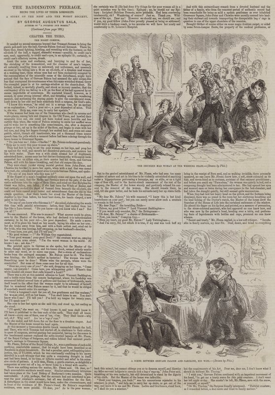 Baddington Peerage af Hablot Knight Browne