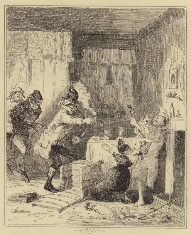 Indbrudstyvene af Hablot Knight Browne