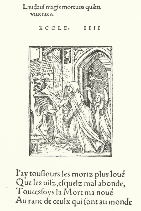 Lady Abbedisse (gravering) af Hans (after) Holbein the Younger