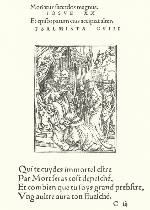 Paven (gravering) af Hans (after) Holbein the Younger