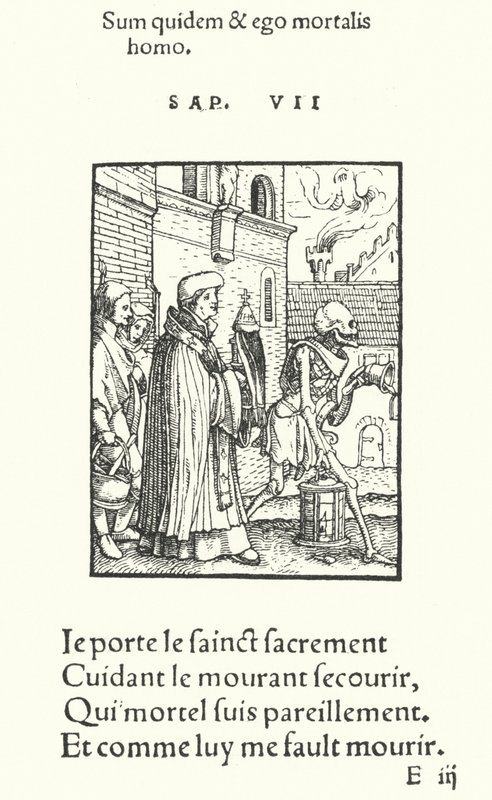 Præsten (gravering) af Hans (after) Holbein the Younger