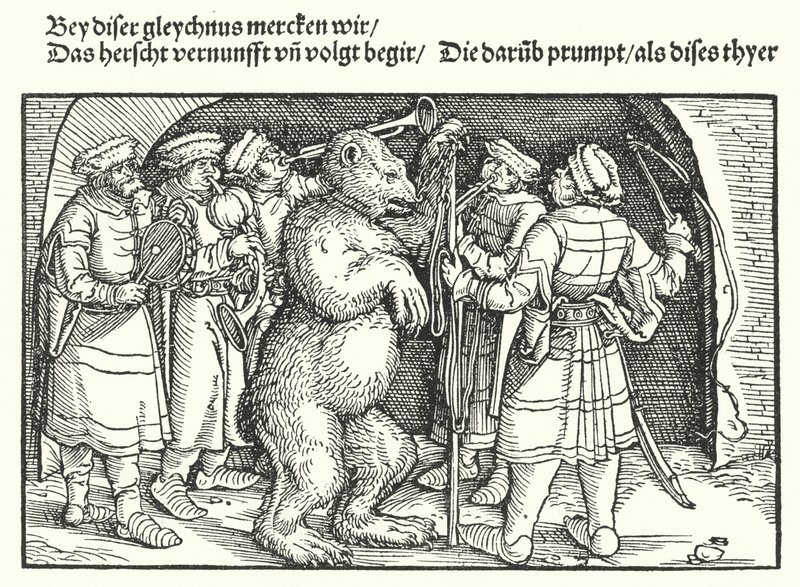 Bjørnetrænerne af Hans Burgkmair