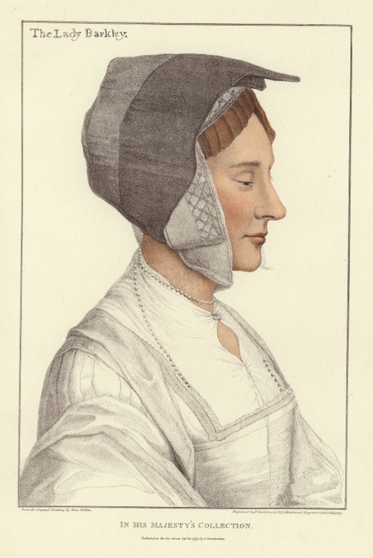 Anne Berkeley, baronesse Berkeley (akvatint) af Hans Holbein der Jüngere