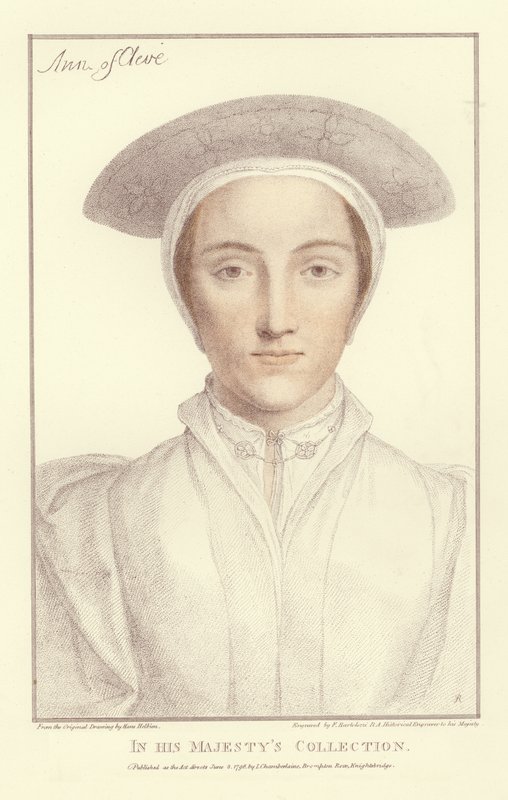 Anne af Kleve (akvatint) af Hans Holbein der Jüngere