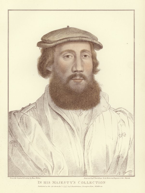 Anonym mand (akvatint) af Hans Holbein der Jüngere