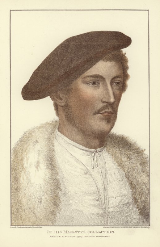 Anonym mand (akvatint) af Hans Holbein der Jüngere