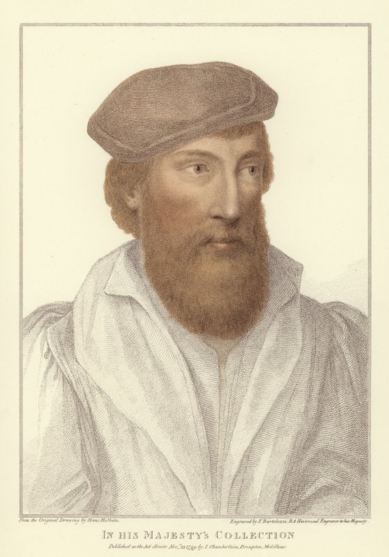 Anonym mand (akvatint) af Hans Holbein der Jüngere