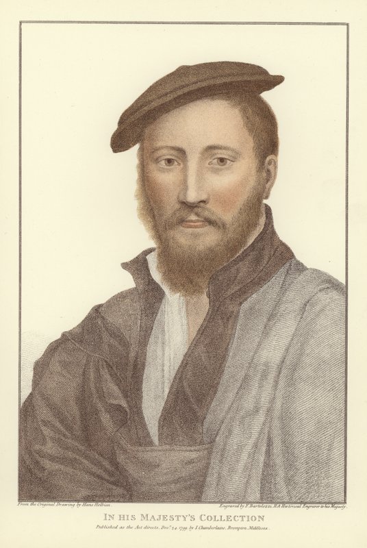 Anonym mand (akvatint) af Hans Holbein der Jüngere