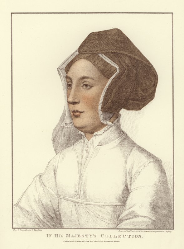 Anonym kvinde (akvatint) af Hans Holbein der Jüngere