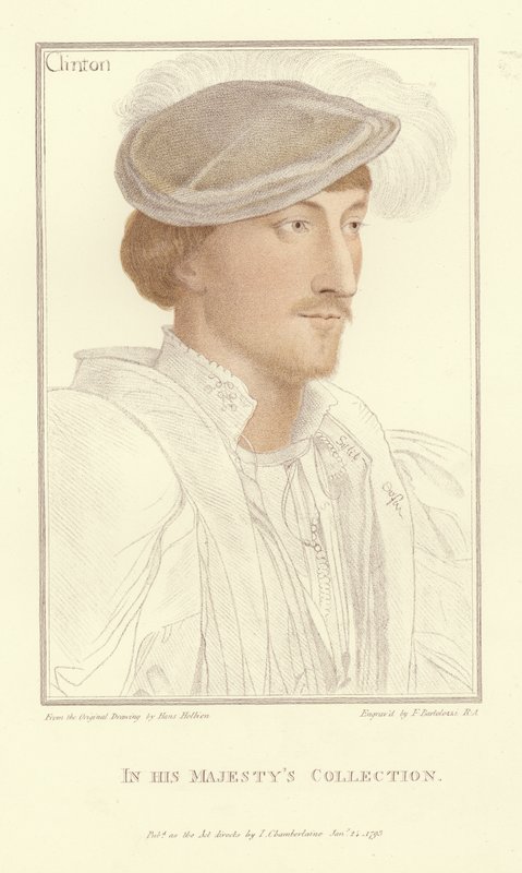 Edward, Lord Clinton (akvatint) af Hans Holbein der Jüngere