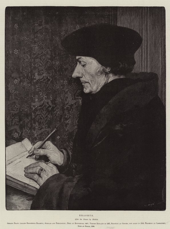 Erasmus af Hans Holbein der Jüngere