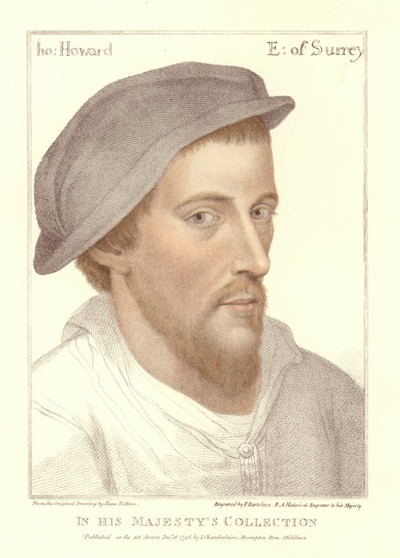 Henry Howard, jarl af Surrey (akvatint) af Hans Holbein der Jüngere