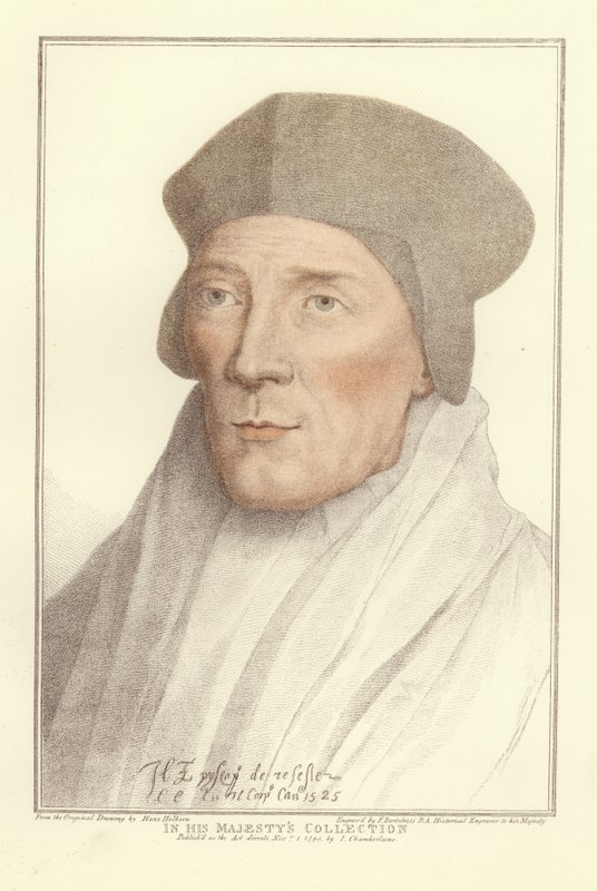 John Fisher, biskop af Rochester (akvatint) af Hans Holbein der Jüngere