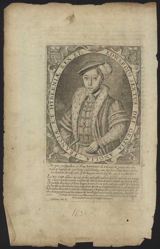 Kong Edward VI af England og Irland af Hans Holbein der Jüngere