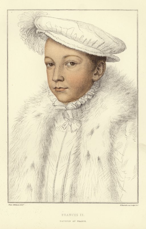 Kong Frans II af Frankrig (akvatint) af Hans Holbein der Jüngere