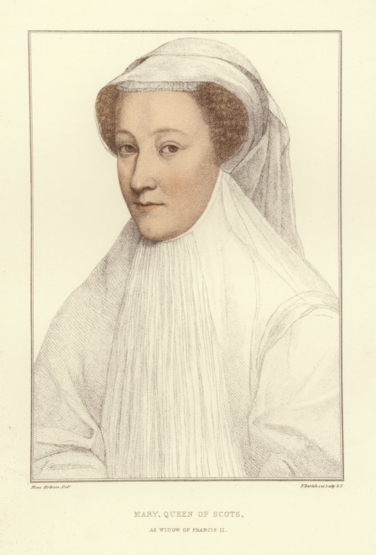 Mary, Queen of Scots (akvatint) af Hans Holbein der Jüngere