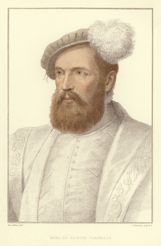 Monsieur De Saincte Corneille (akvatint) af Hans Holbein der Jüngere