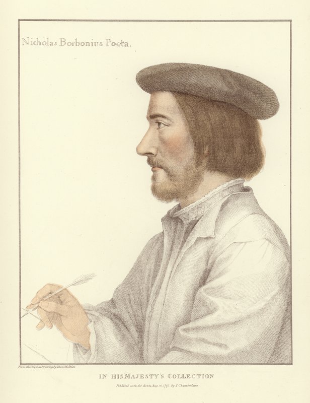 Nicholas Borbonius (akvatint) af Hans Holbein der Jüngere