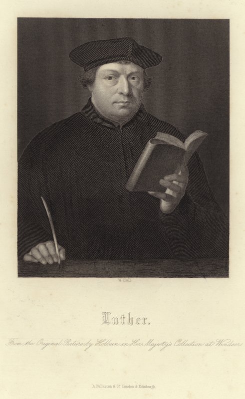 Portræt af Martin Luther af Hans Holbein der Jüngere