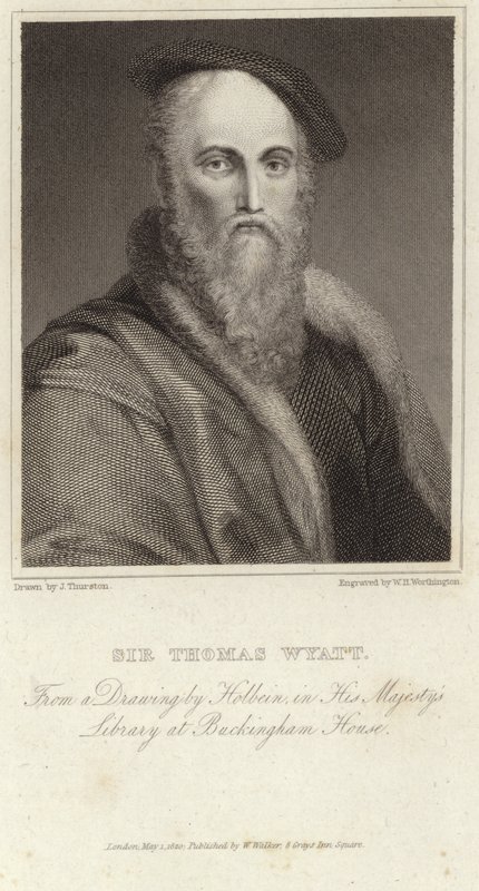 Portræt af Sir Thomas Wyatt af Hans Holbein der Jüngere