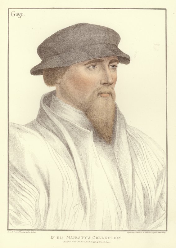 Sir John Gage (akvatint) af Hans Holbein der Jüngere