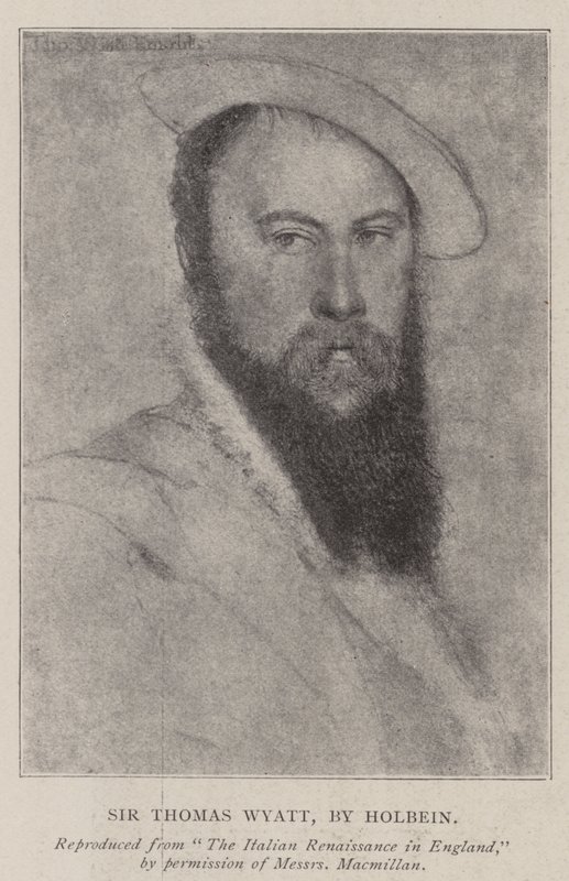 Sir Thomas Wyatt af Hans Holbein der Jüngere