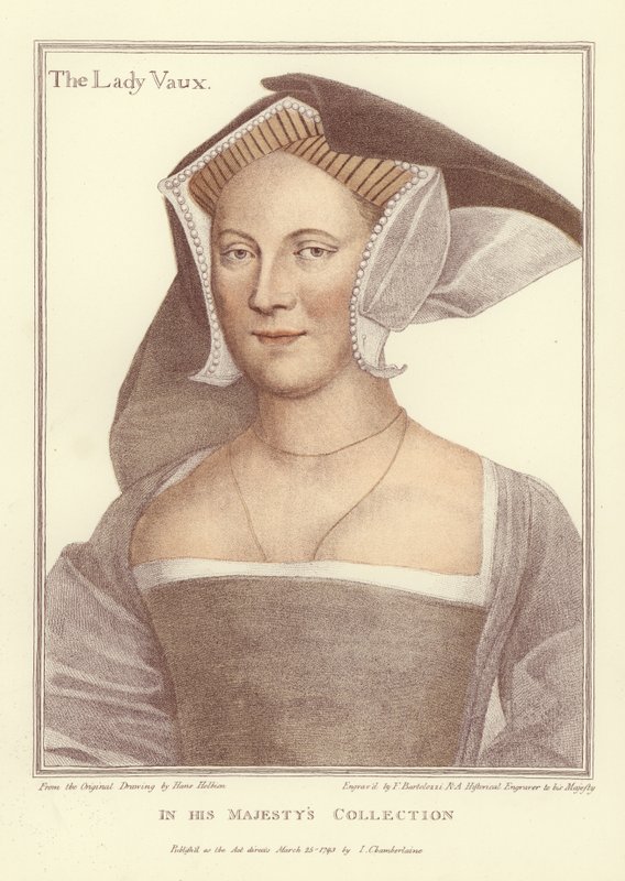 The Lady Vaux (akvatint) af Hans Holbein der Jüngere