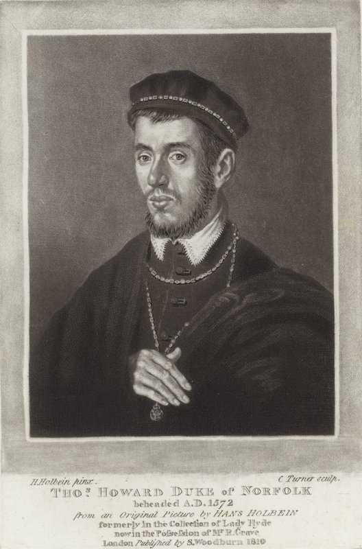 Thomas Howard Duke of Norfolk af Hans Holbein der Jüngere