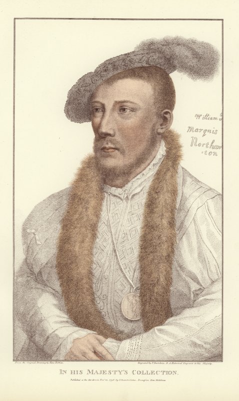 William Parr, Marquess of Northampton (akvatint) af Hans Holbein der Jüngere