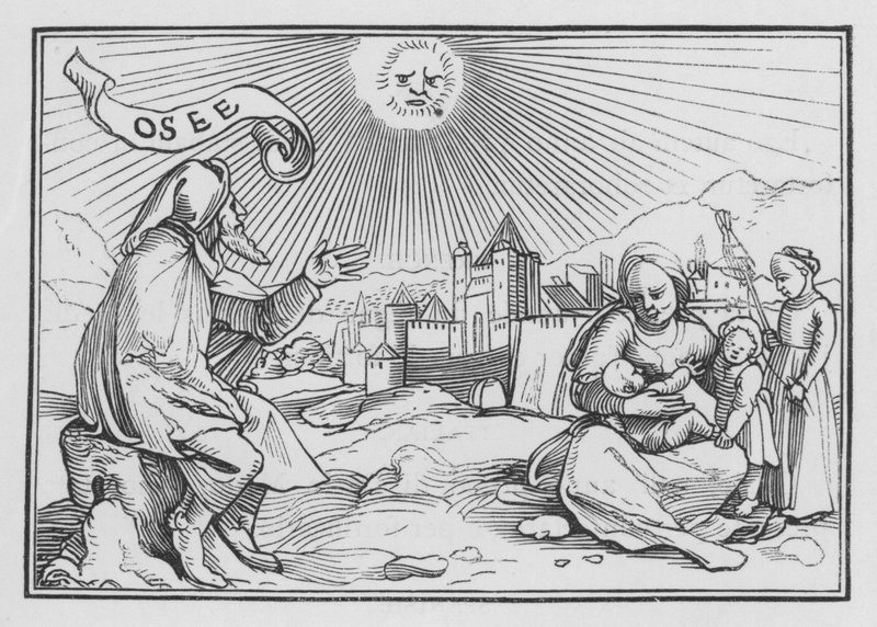 Hoseas profeti, Hoseas I, 1 af Hans Holbein der Jüngere