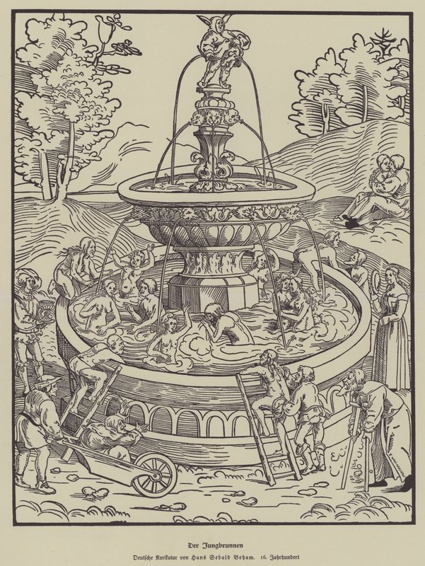 Ungdommens springvand, 1500-tallet af Hans Sebald Beham