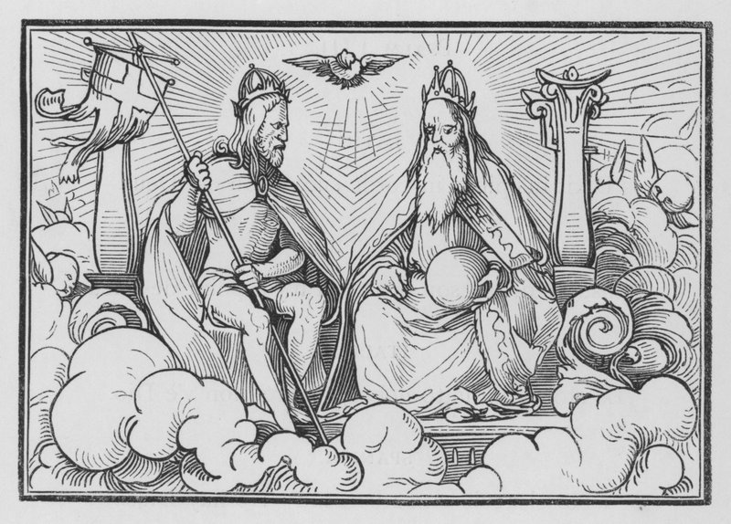 En forudsigelse af Kristi rige, Salme CX, 1 af Hans after Holbein the Younger
