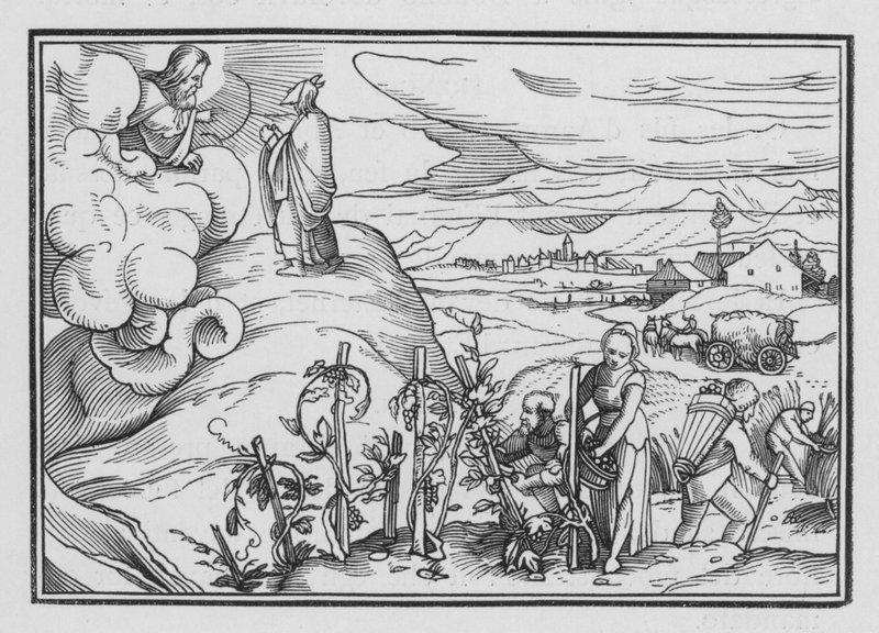 Visse moralske og ceremonielle love befalet af Gud, Tredje Mosebog XIX, 1, 2 af Hans after Holbein the Younger