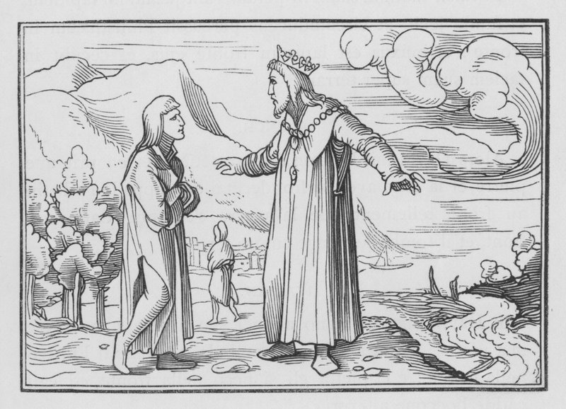 David Saveth Keilah, 1 Samuel XXIII, 5 af Hans after Holbein the Younger