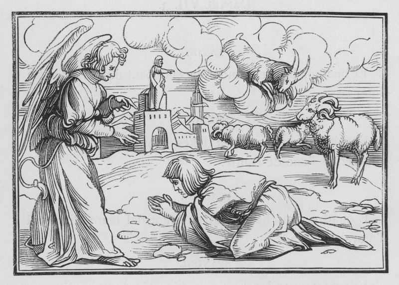 Gabriel Comforteth Daniel, Daniel VIII, 17 af Hans after Holbein the Younger