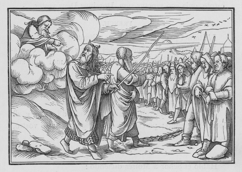 Gud befaler Moses at tælle folket, Nummer I, 19 af Hans after Holbein the Younger