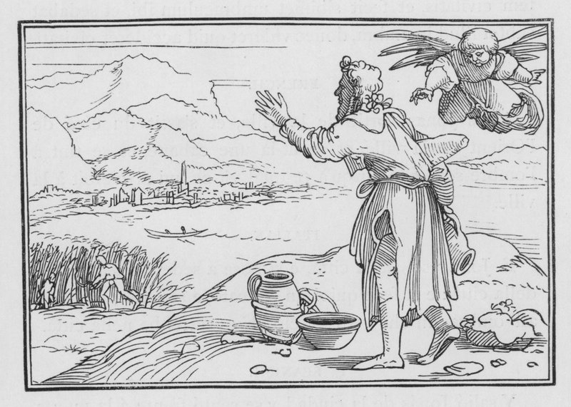 Habakkuk klager over landets uretfærdighed, Habakkuk I, 2 af Hans after Holbein the Younger