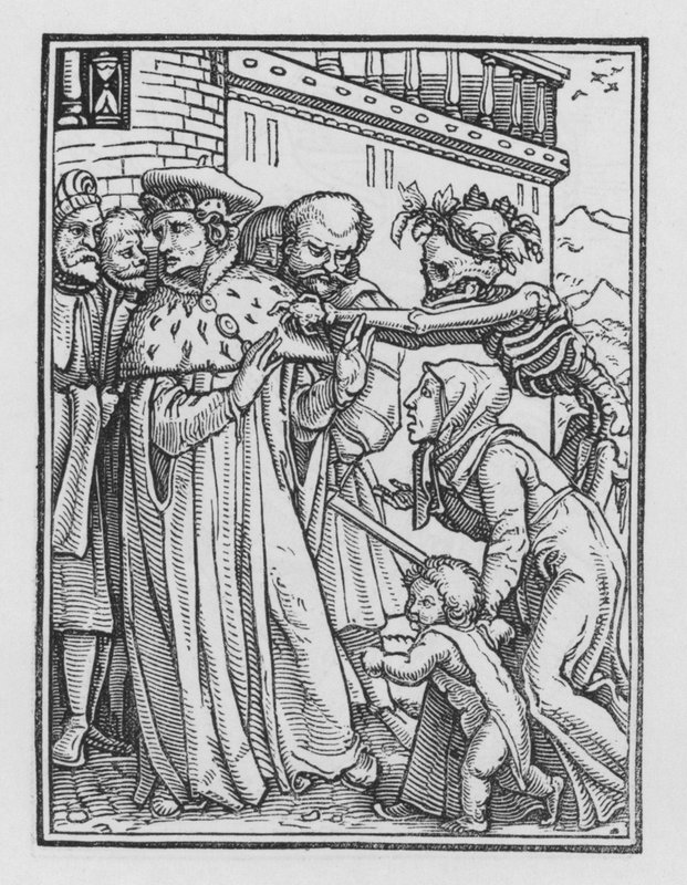 Holbeins Dødedans: Hertugen af Hans after Holbein the Younger