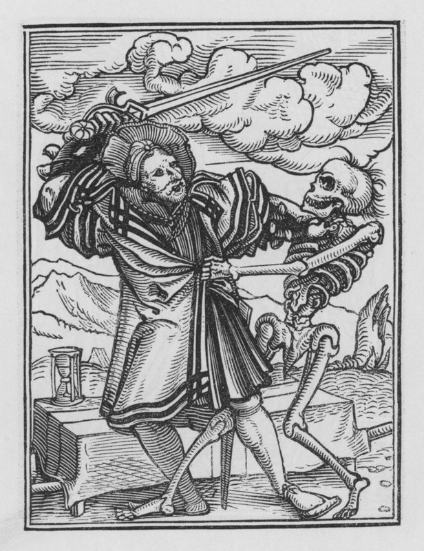 Holbeins Dødedans: The Gentleman af Hans after Holbein the Younger