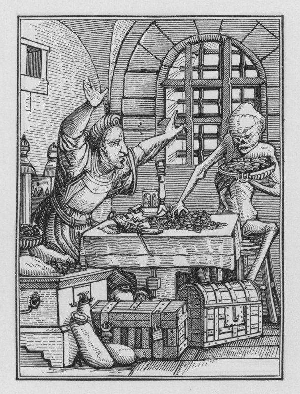 Holbeins Dødedans: Gnidderen af Hans after Holbein the Younger