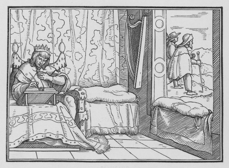De gudfrygtiges lykke, Salme I, 1 af Hans after Holbein the Younger