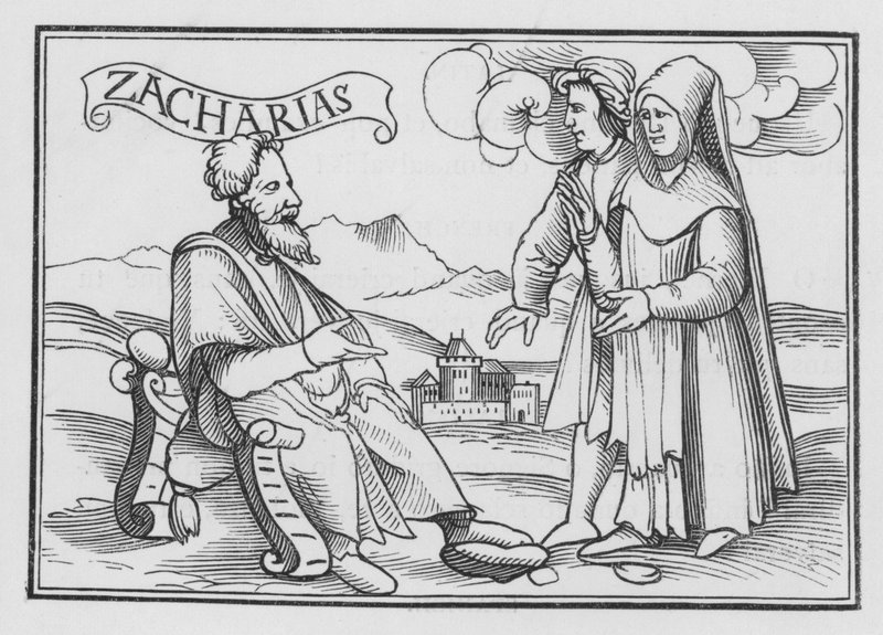 Zakarias formaner til omvendelse, Zakarias I, 3 af Hans after Holbein the Younger