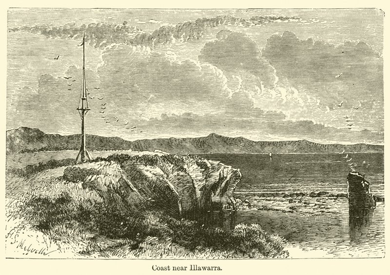 Kyst nær Illawarra af Harden Sidney Melville