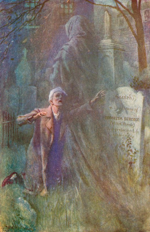 Illustration til A Christmas Carol af Charles Dickens af Harold Copping