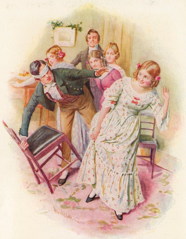 Illustration til A Christmas Carol af Charles Dickens (farve litho) af Harold Copping