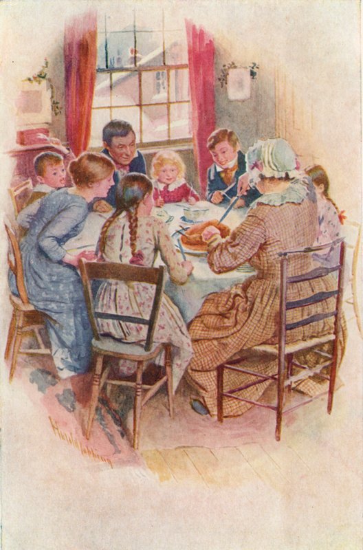Illustration til A Christmas Carol af Charles Dickens af Harold Copping